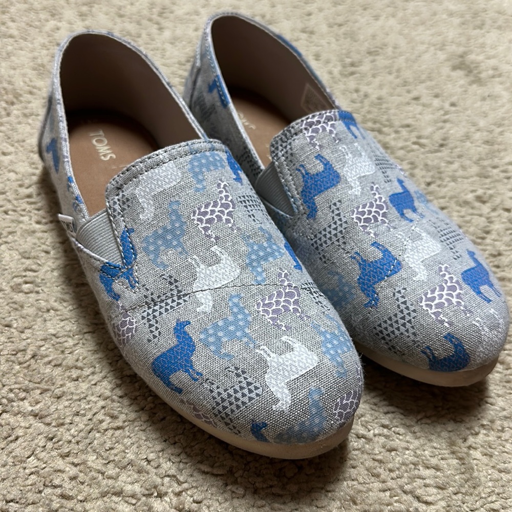 Llama Toms Alpargata, Size 8.5